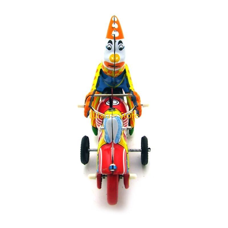 Vintage Collectible Clowns - Y4QA Vintage Clockwork Collectible Clown Riding