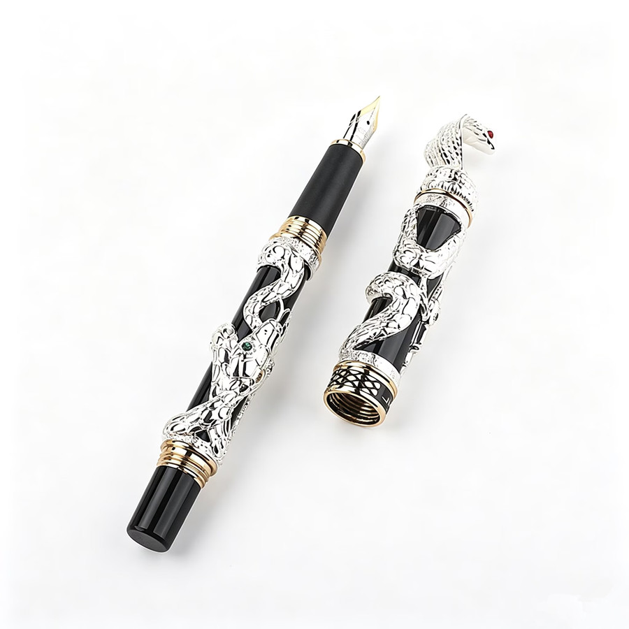 Jinhao Luxury 3D Snake Embosse - Vintage Collectible Pens recensie en prijs