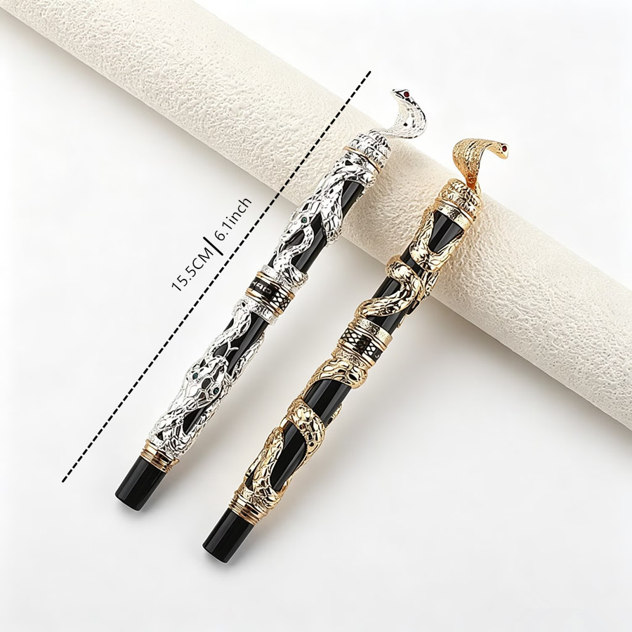 Jinhao Luxury 3D Snake Embosse - Vintage Collectible Pens recensie en prijs
