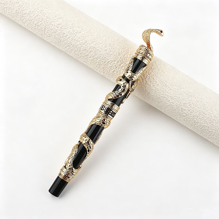 Jinhao Luxury 3D Snake Embosse - Vintage Collectible Pens recensie en prijs