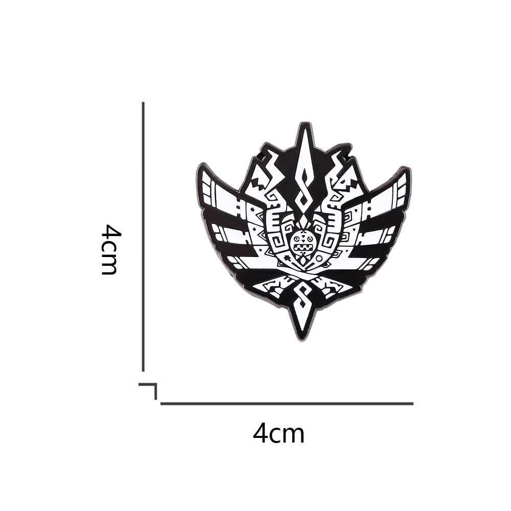 MH4 Monster Hunter-4 Logo Badg - Collectible Vintage Brooches recensie en prijs