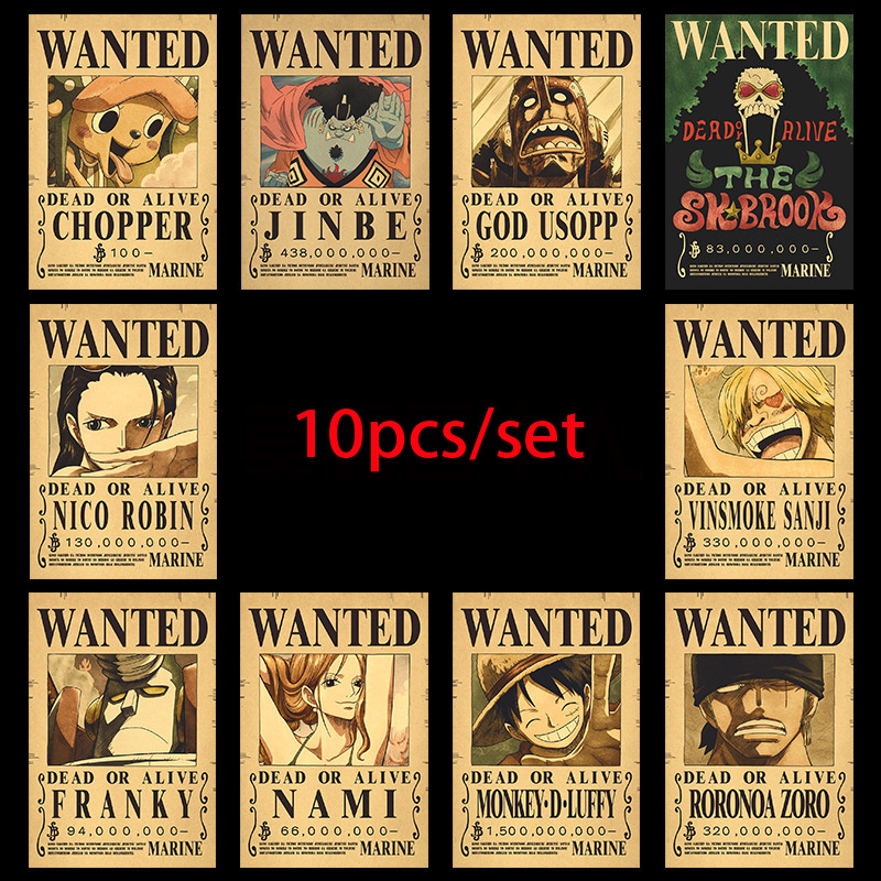 10pcs Anime One Piece Luffy 3  - Vintage Things Collection recensie en prijs