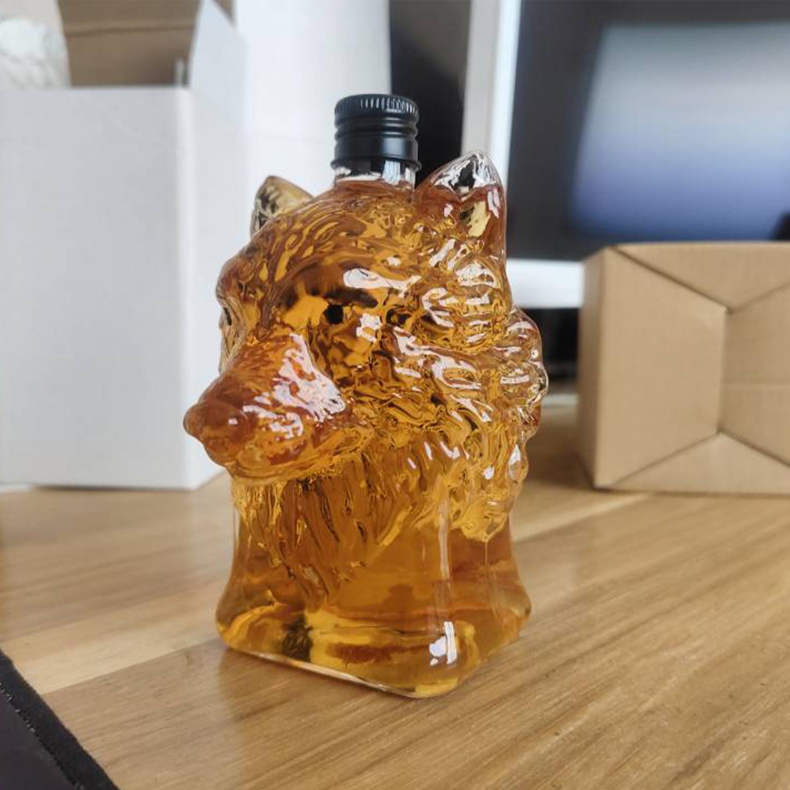 Engraved Whiskey Glasses Wolf  - Vintage Collectible Bottles recensie en prijs