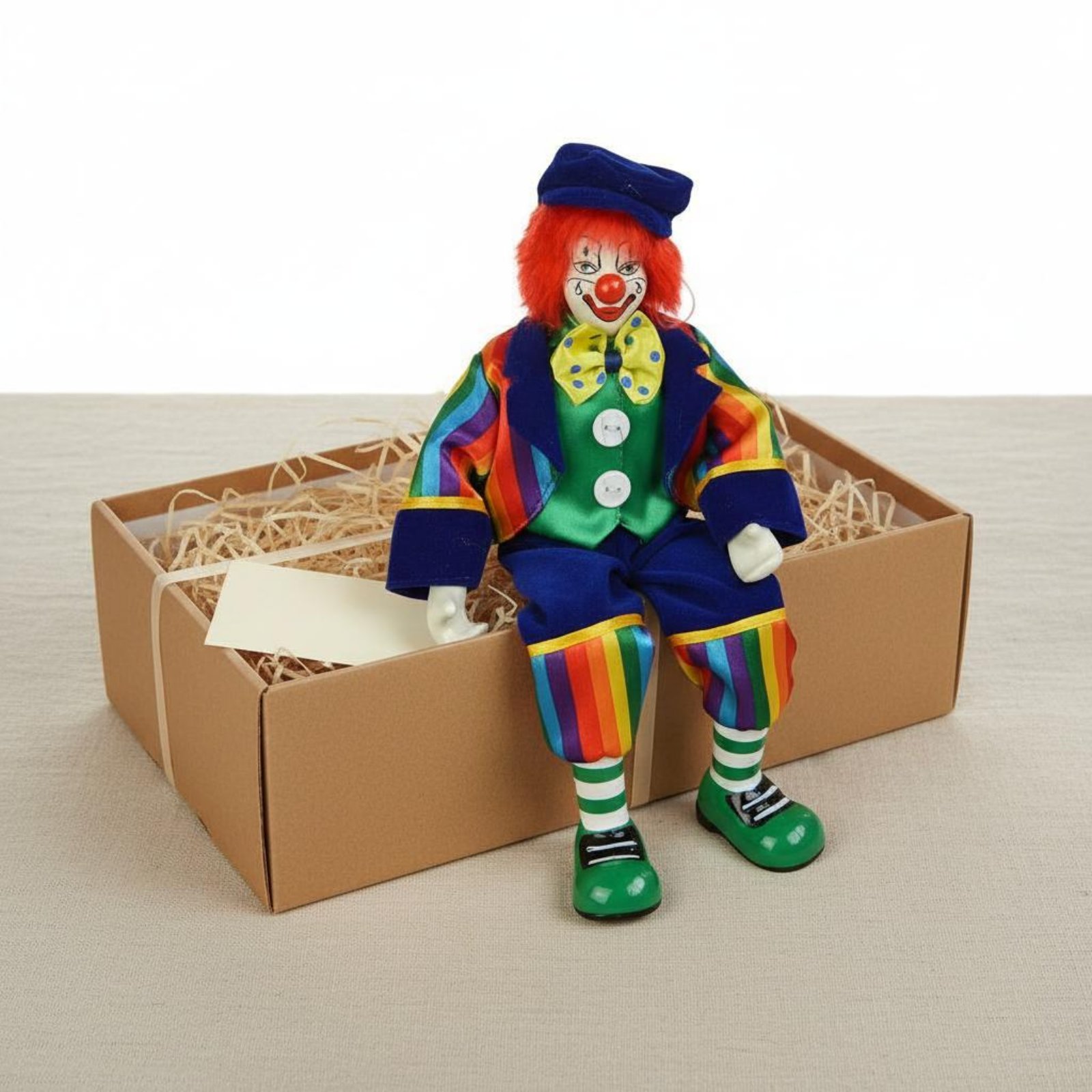 Dangling Leg Clown Doll Handma - Vintage Collectible Clowns recensie en prijs