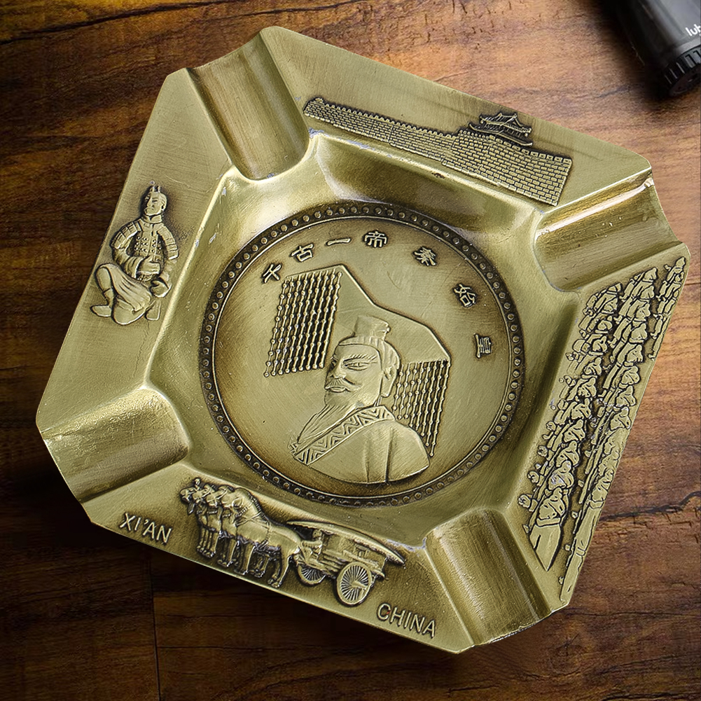 Vintage Brass Ashtray Retro Ch - Vintage Collectible Ashtrays recensie en prijs