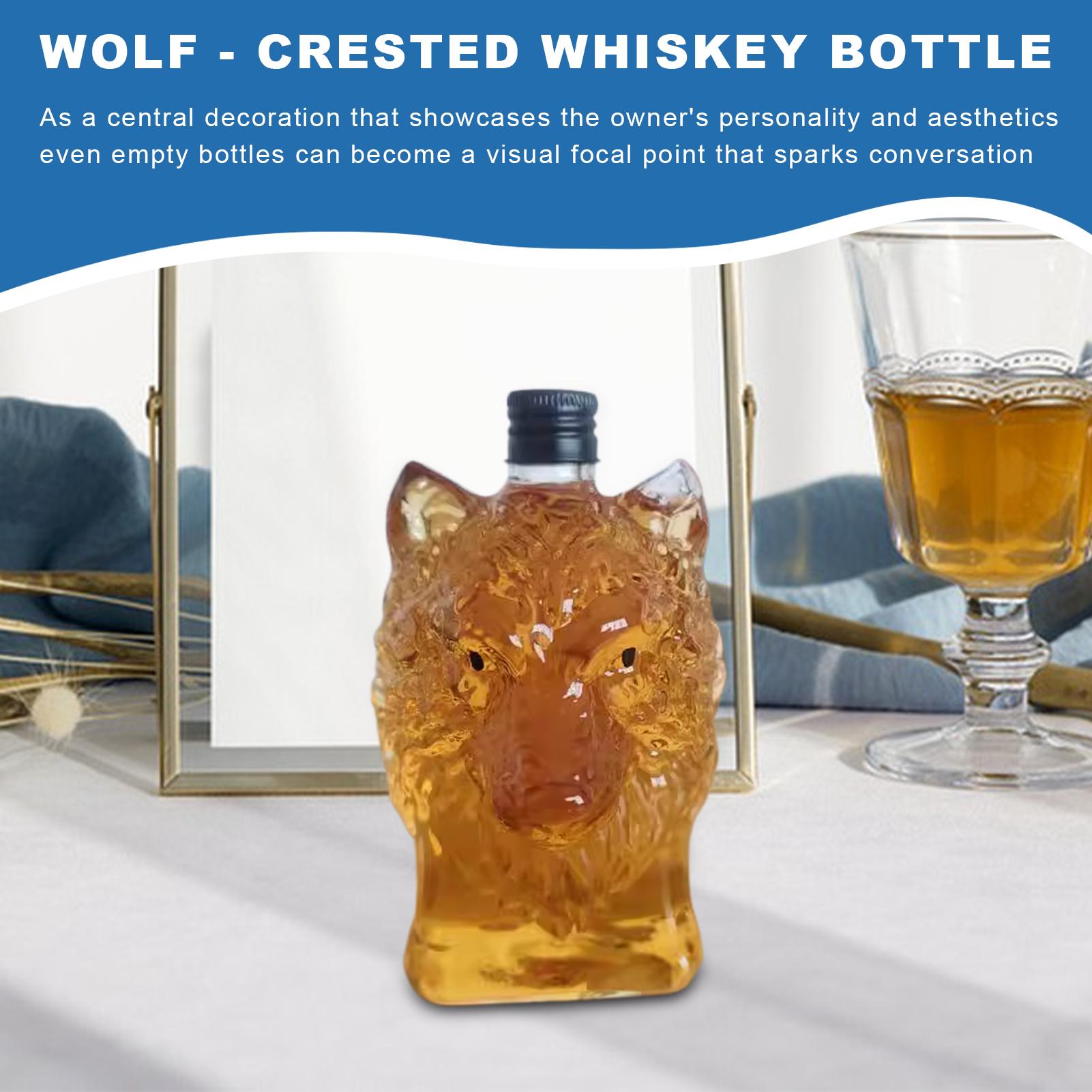 Whiskey Bottle Wolf Shape Wine - Vintage Collectible Bottles recensie en prijs
