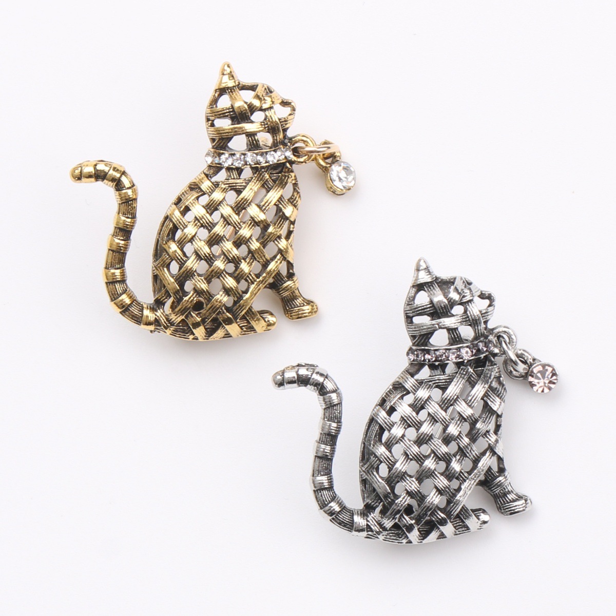 Ornate Woven Cat Brooch Collec - Collectible Vintage Brooches recensie en prijs