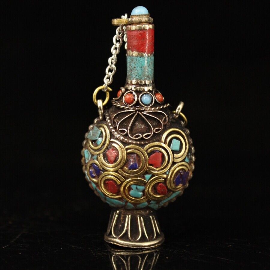 Collection Chinese brass inlai - Vintage Collectible Bottles recensie en prijs