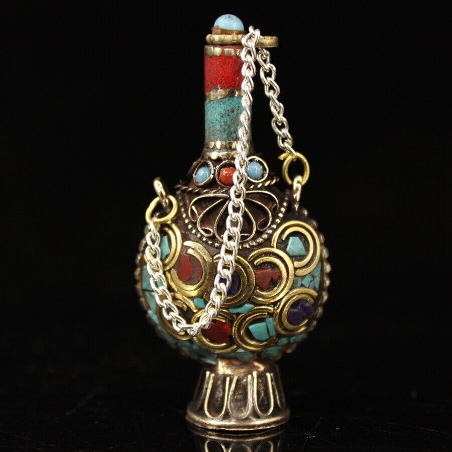 Collection Chinese brass inlai - Vintage Collectible Bottles recensie en prijs