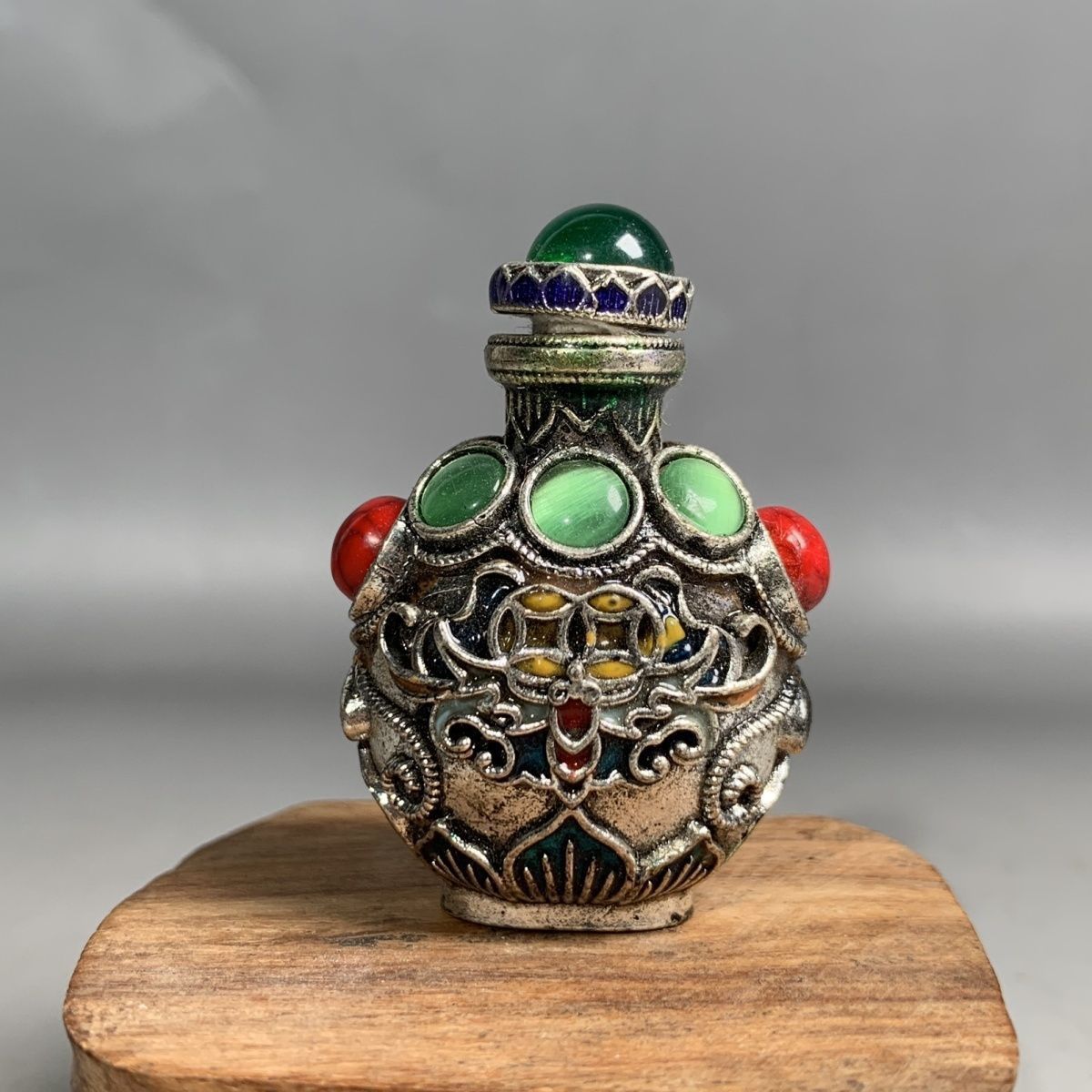 Vintage Cloisonne Bronze Snuff - Vintage Collectible Bottles recensie en prijs
