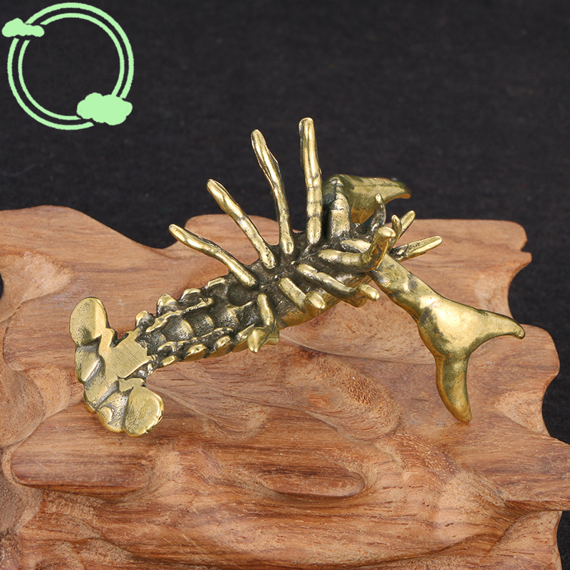 (BBQ4)Solid Brass Crayfish Orn - Vintage Collectible Pens recensie en prijs