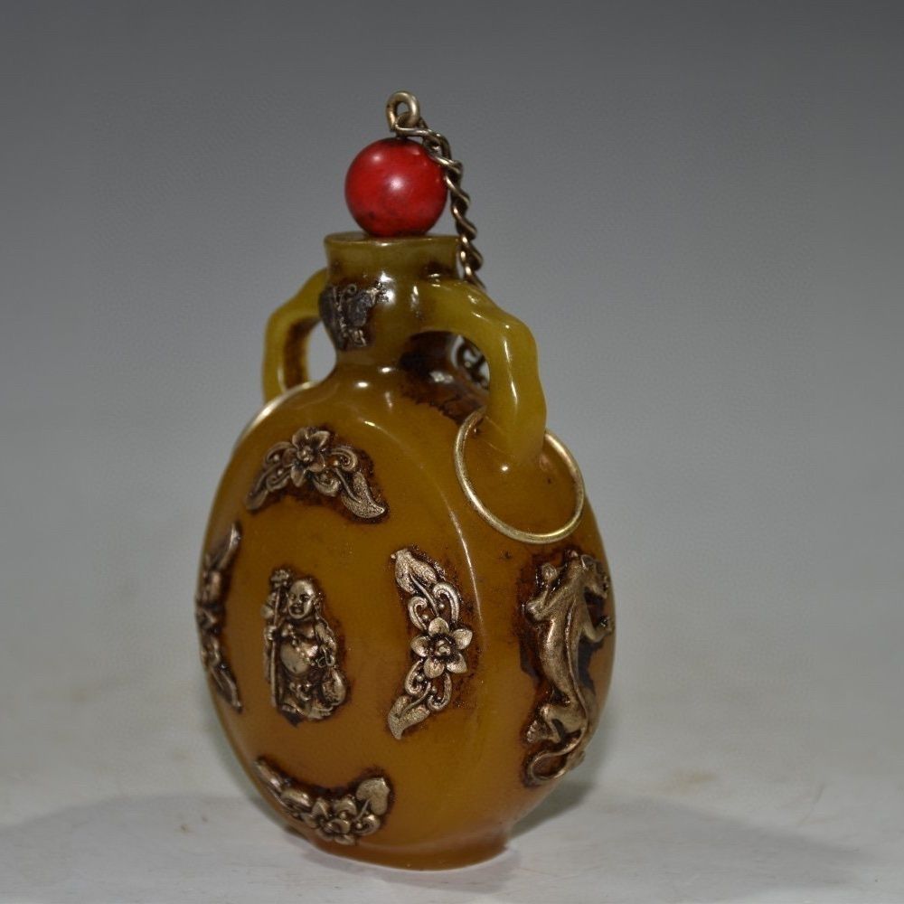Vintage Collectible Carved Amb - Vintage Collectible Bottles recensie en prijs