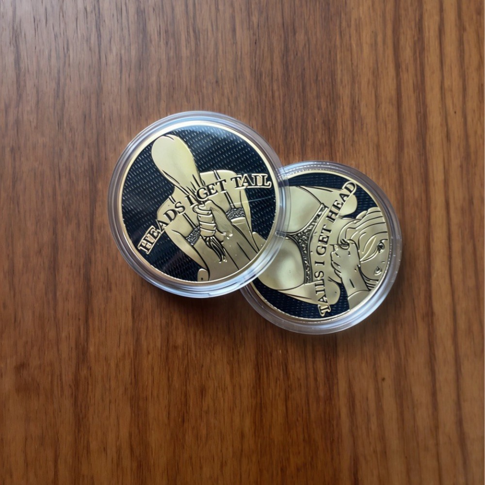 New Funny Heads and Tails Coin - Collectible Vintage Brooches recensie en prijs