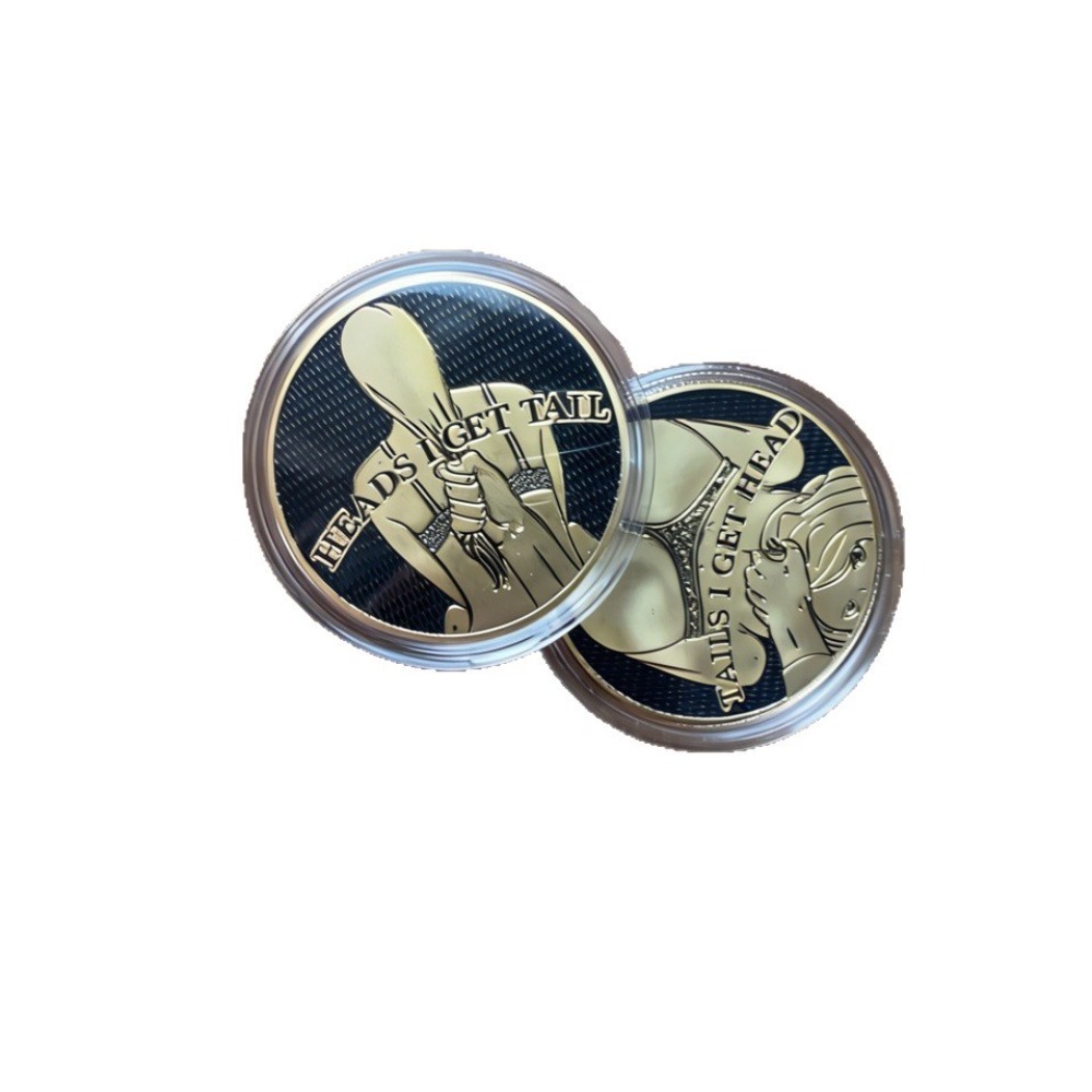 New Funny Heads and Tails Coin - Collectible Vintage Brooches recensie en prijs