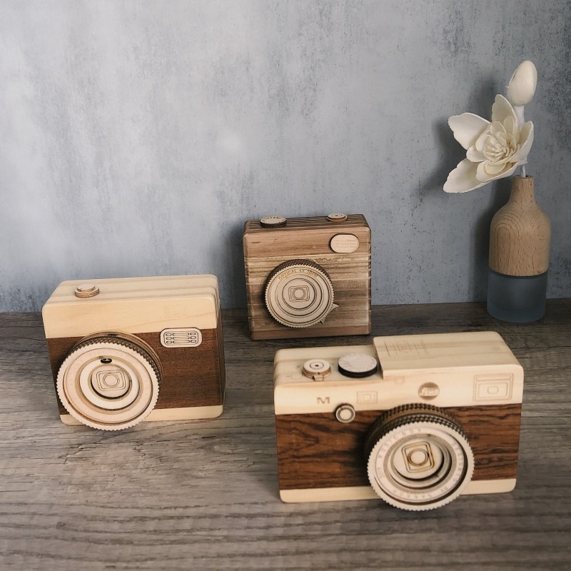 Vintage Wooden Camera Music Bo - Collectible Vintage Cameras recensie en prijs