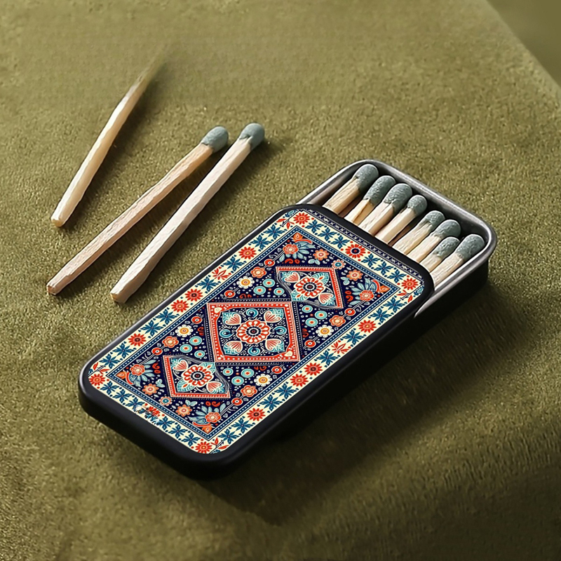 Vintage Metal Match Box Peaky  - Collectible Vintage Matches recensie en prijs