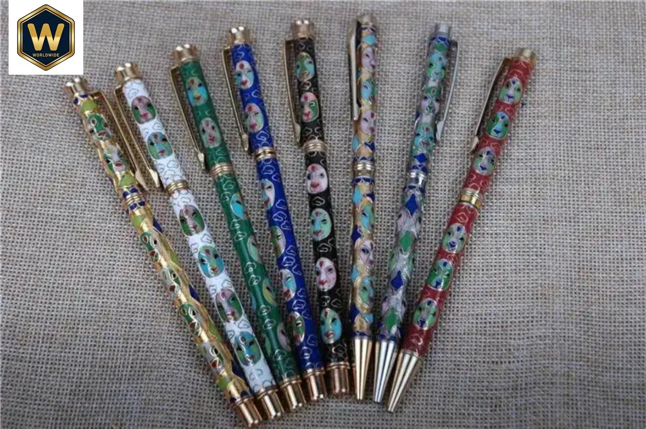 1980s Vintage Cloisonne Ballpo - Vintage Collectible Pens recensie en prijs