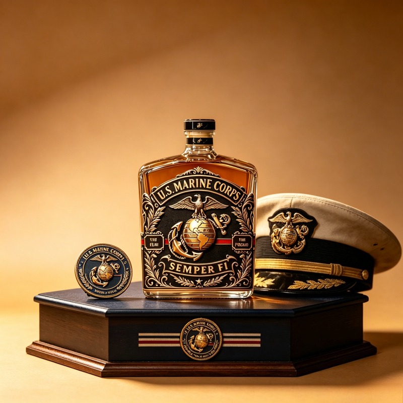 U.S. Marine Corps Whiskey Deca - Vintage Collectible Bottles recensie en prijs
