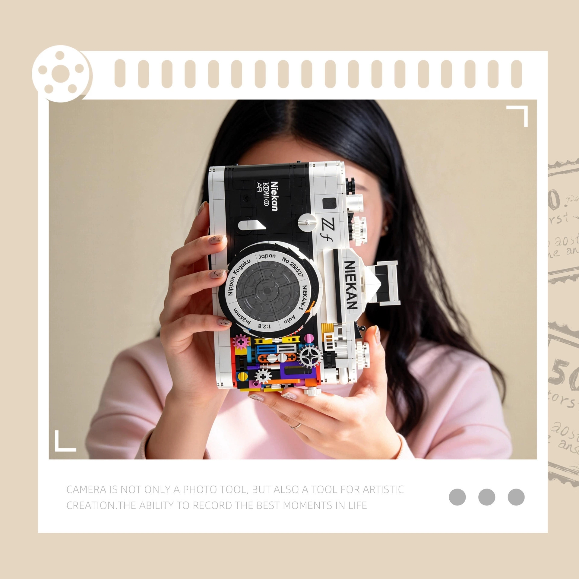 865PCS Retro Camera Building B - Collectible Vintage Cameras recensie en prijs