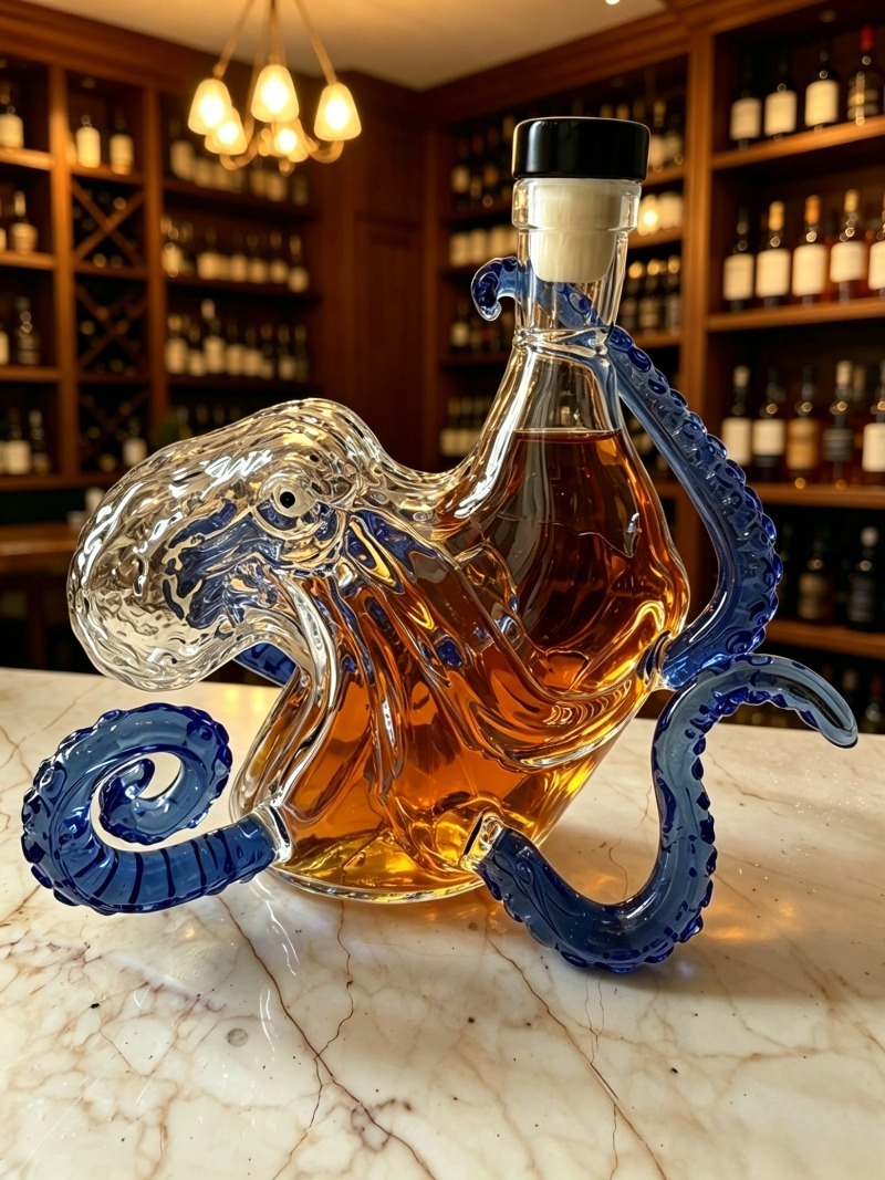 Decanter, Sea Monster, Octopus - Vintage Collectible Bottles recensie en prijs