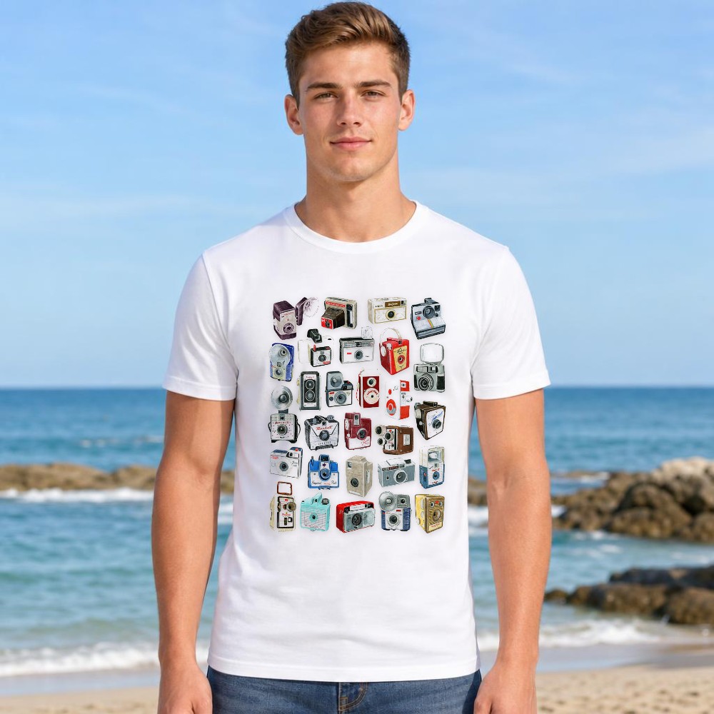 Graphic Tee Men Vintage Camera - Collectible Vintage Cameras recensie en prijs