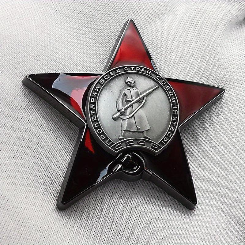 1Pc Red Star Badge Lapel Pins  - Collectible Vintage Brooches recensie en prijs