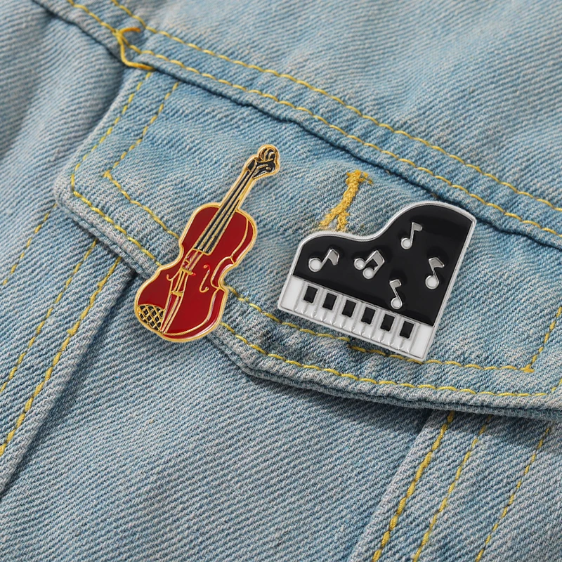 Musical Instrument Enamel Lape - Collectible Vintage Brooches recensie en prijs